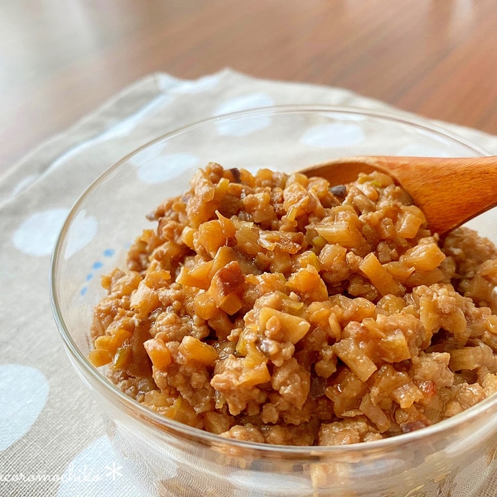 作り置き♡タケノコ入りピリ辛肉味噌